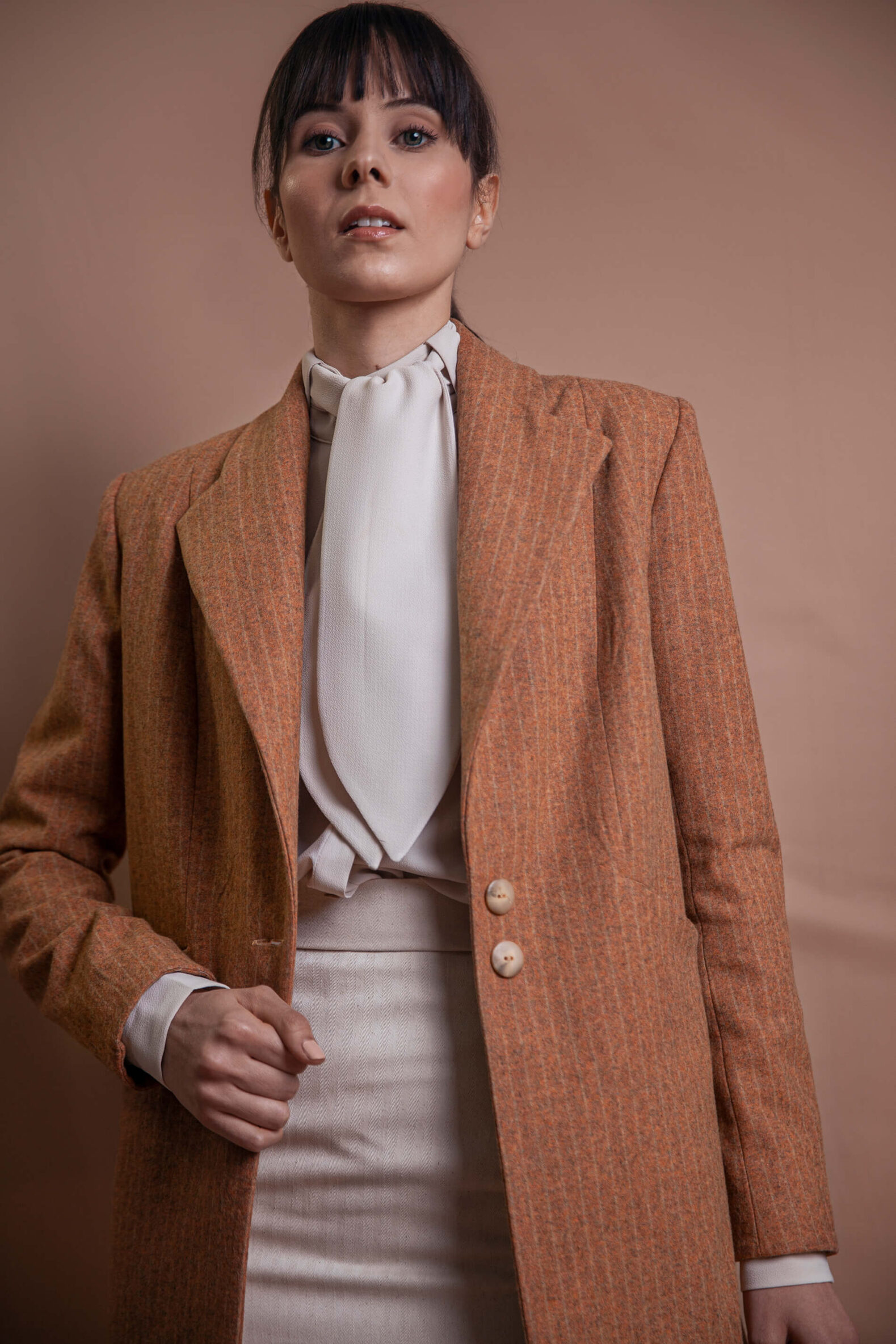 Women wearing Camel coat