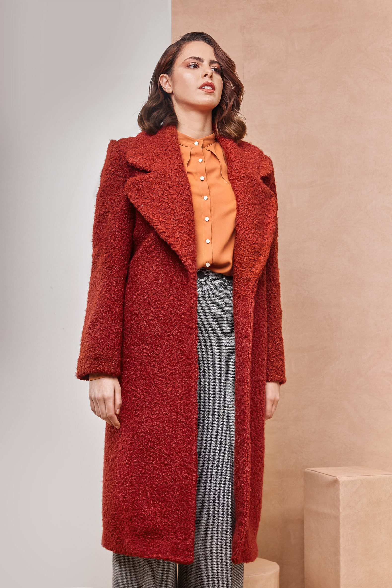 Luxury Thick Teddy Red Coat