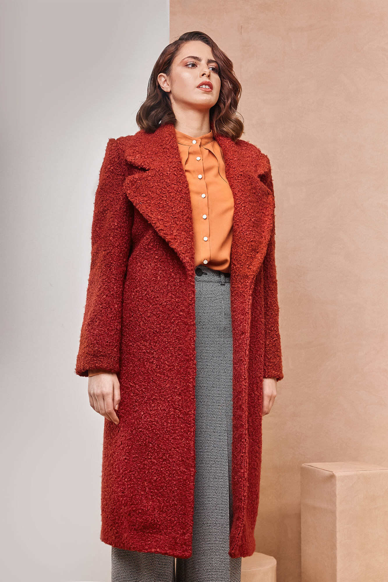 Luxury Thick Teddy Red Coat