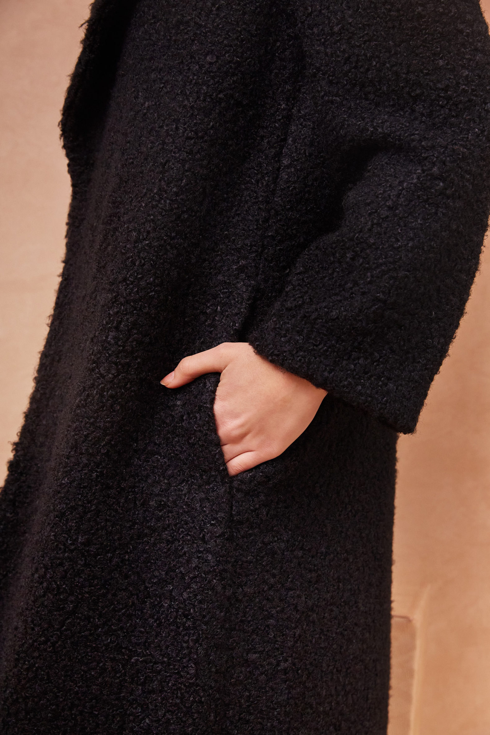 Luxury Thick Teddy Black Coat