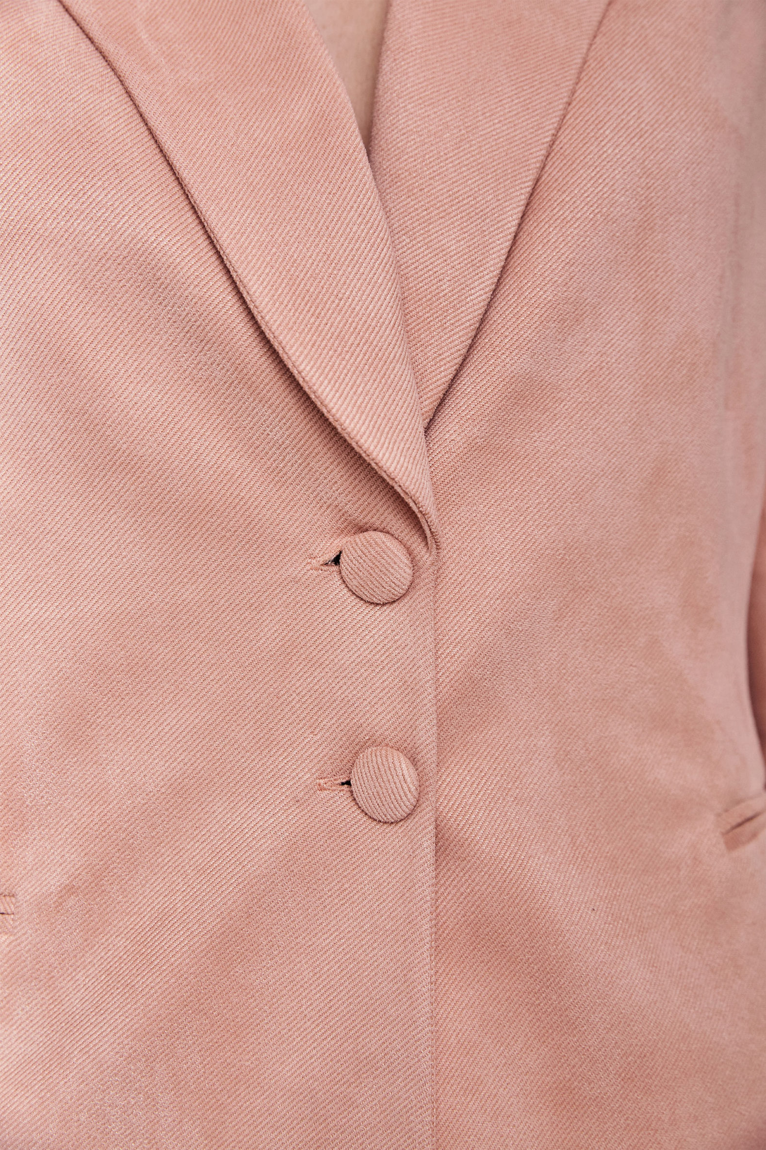 Luxury Scuba Suede Pink Blazer